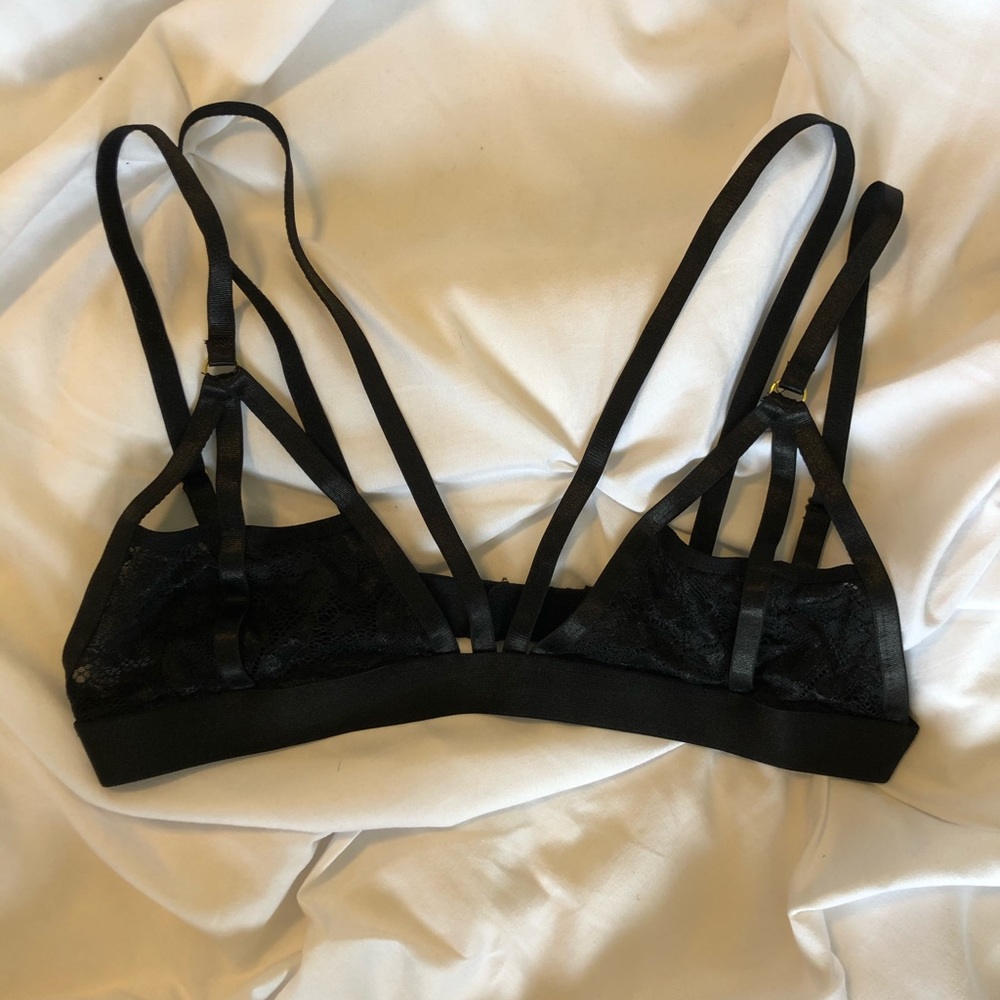 Lace bralette.